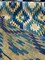 1 Yard Upholstery Jacquard Fabric Hupa Parrot Teal Ikat Vibrant 55% Rayon 45% Polyester 56 Inch Width